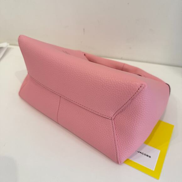 Marc Jacobs Women's Ribbon Pink The Mini Sack Leather Top Handle Bag Authentic - Picture 7 of 16